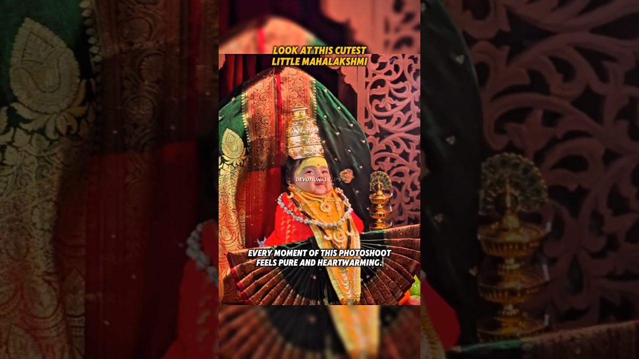 3-Month-Old Baby&rsquo;s Divine Look Goes Viral 🪔✨ | #shorts
