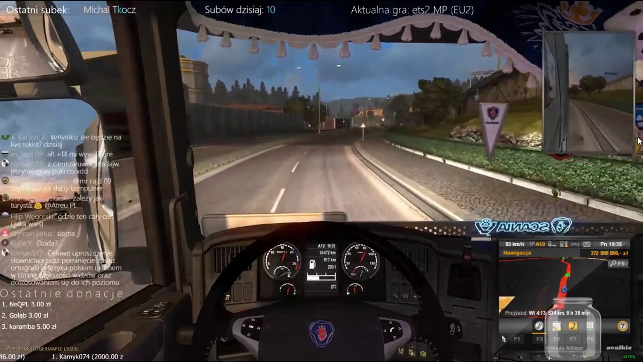 Avalkiz gada o konserwie turystycznej na ets2