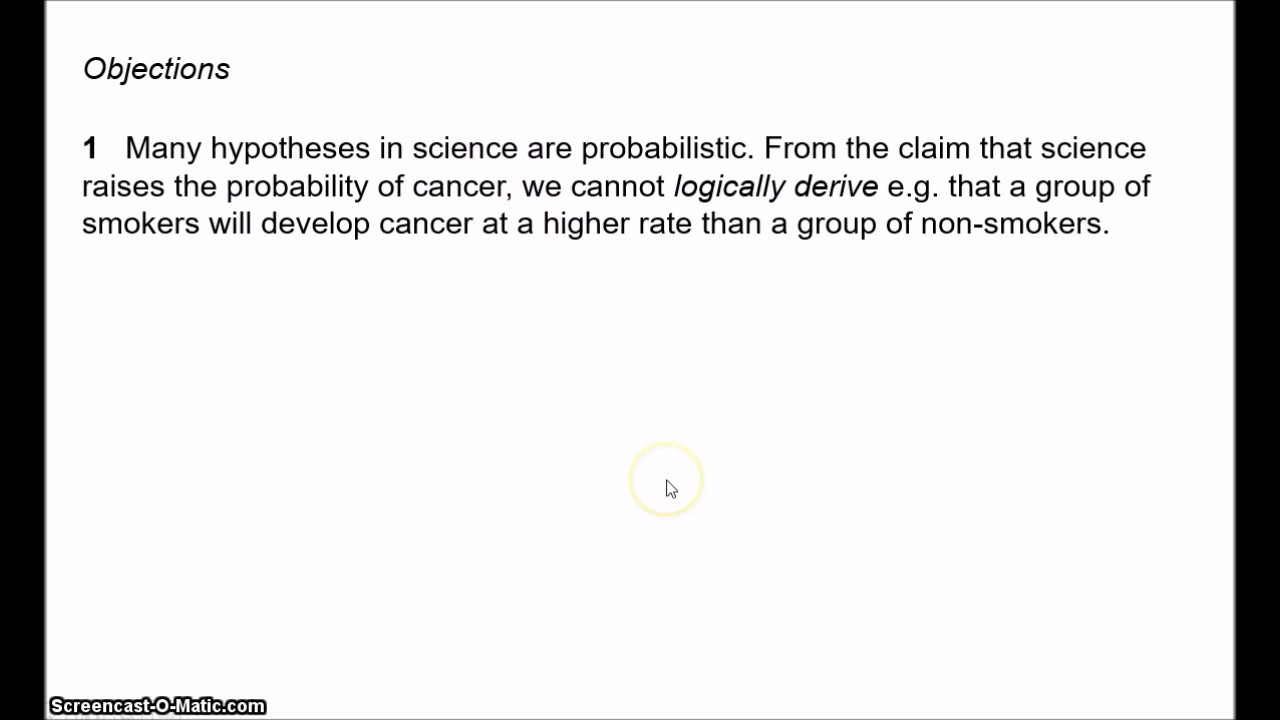 Philosophy of Science 2 - The Hypothetico-Deductive Method