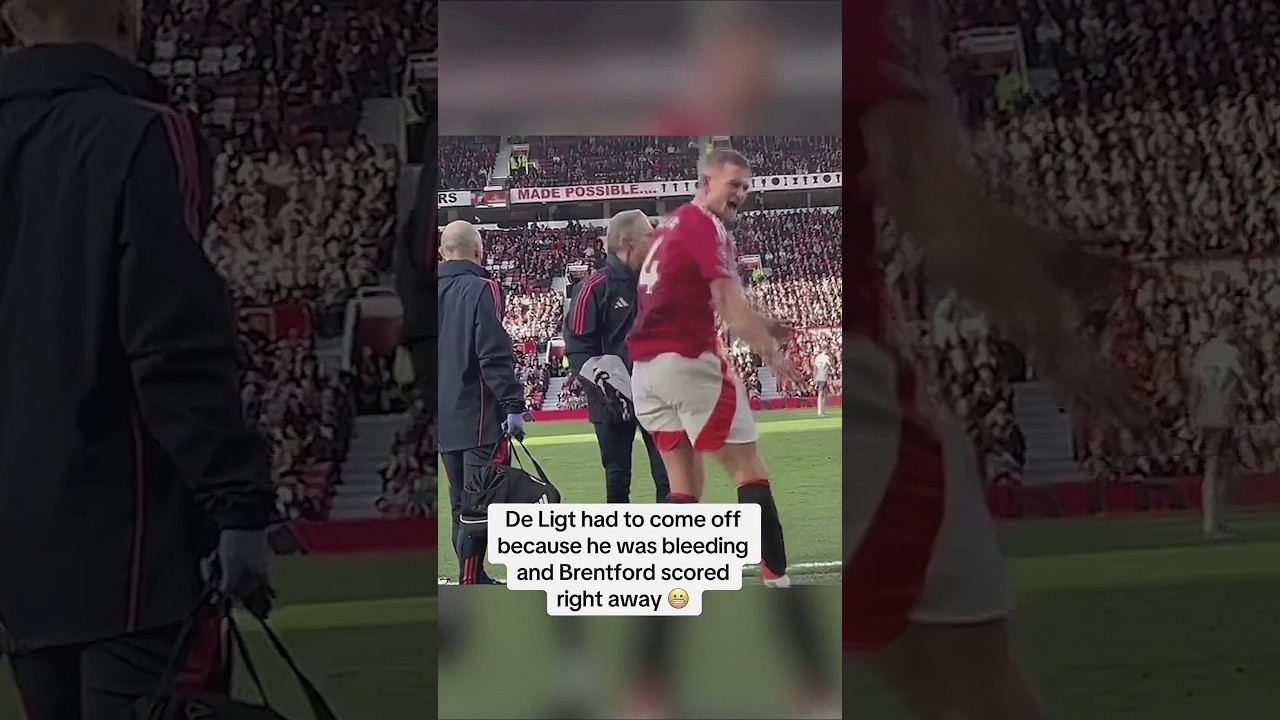 Matthijs de Ligt&nbsp;Reaction says it all 😂 #manchesterunited