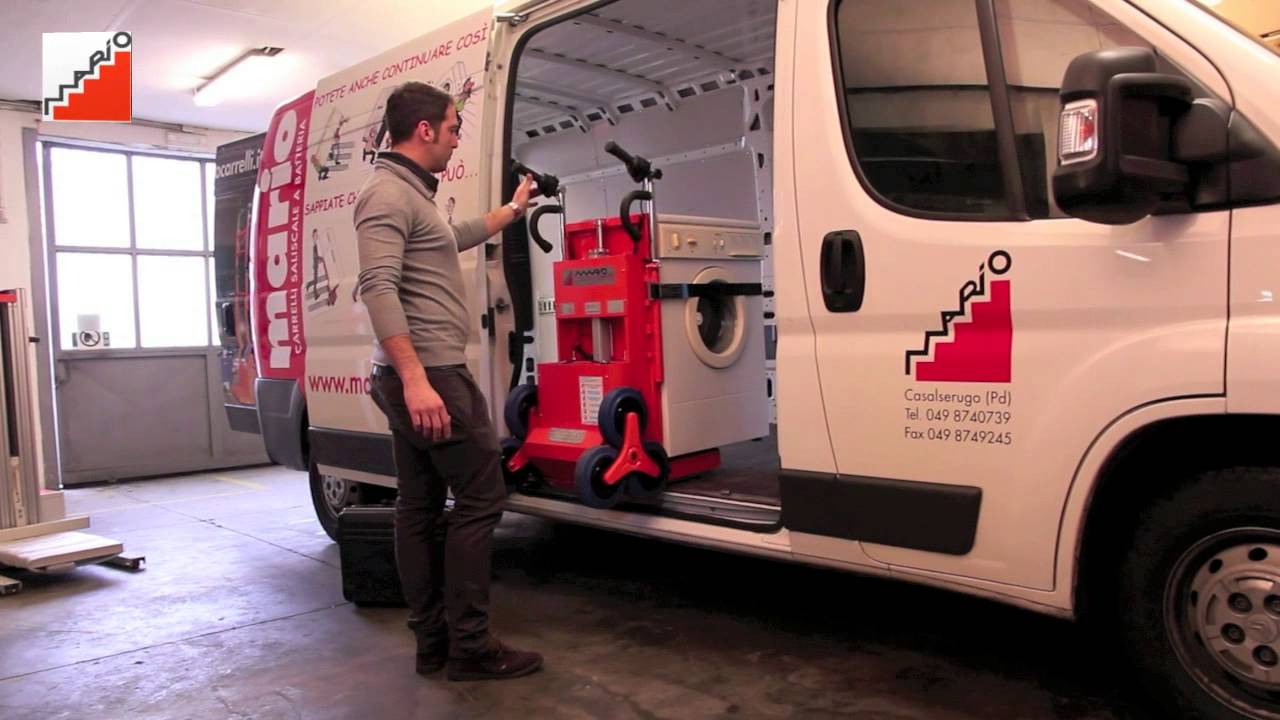 Nuovo Carrello Saliscale per trasporto elettrodomestici, mobili e bombole