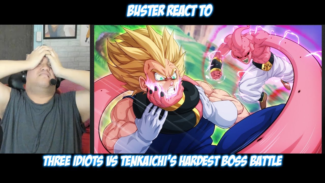 Buster Reacts to @SeeReax | Three Idiots VS Tenkaichi's Hardest Boss Battle
