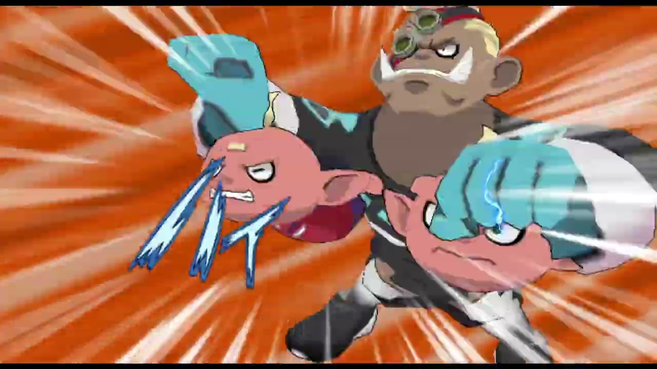 Inazuma Eleven Go Strikers 2013 Wii Team PZ01 vs Ogre Harder (First Half)