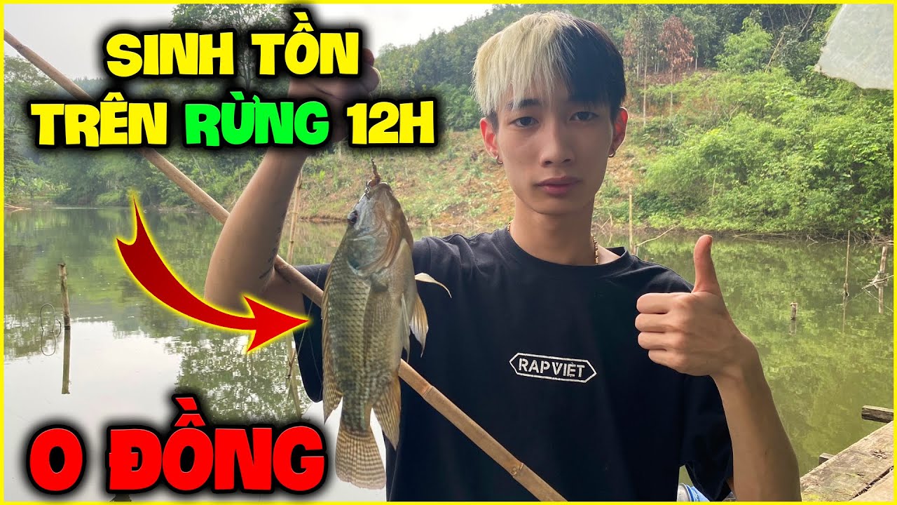 Đức Mõm Sinh Tồn Trên Rừng 12H, Chỉ Với 0 Đồng !!!