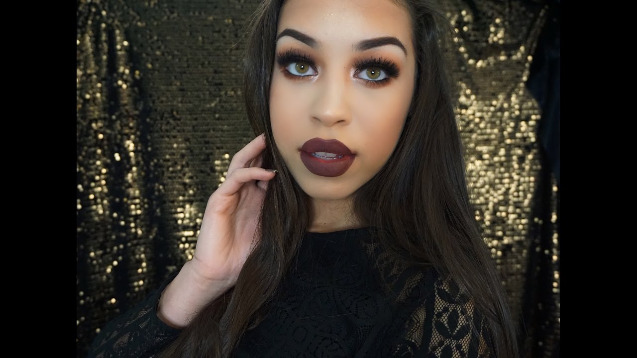Dramatic Fall Makeup | Metallic Cranberry Eye | Victoria Lane 2016