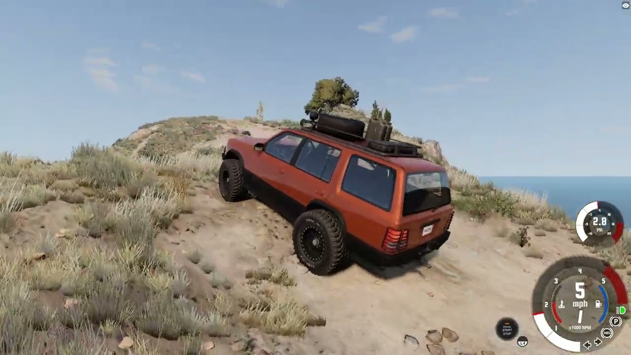 BeamNG drive джип внедорожник 4х4 повний привот