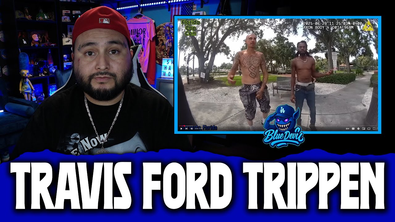 Travis Ford & His Homie From 18st Out Here Banging On The Police
