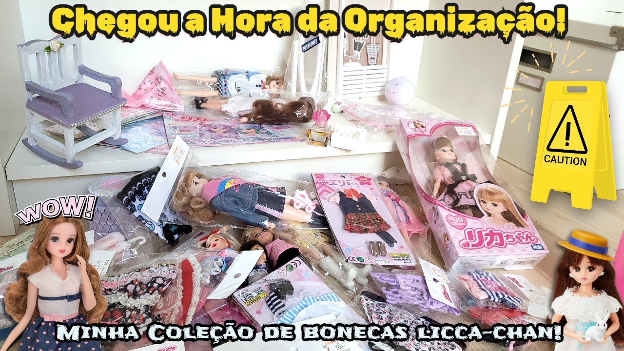 Organizando a minha coleção de bonecas Licca-chan ⚠️🐇