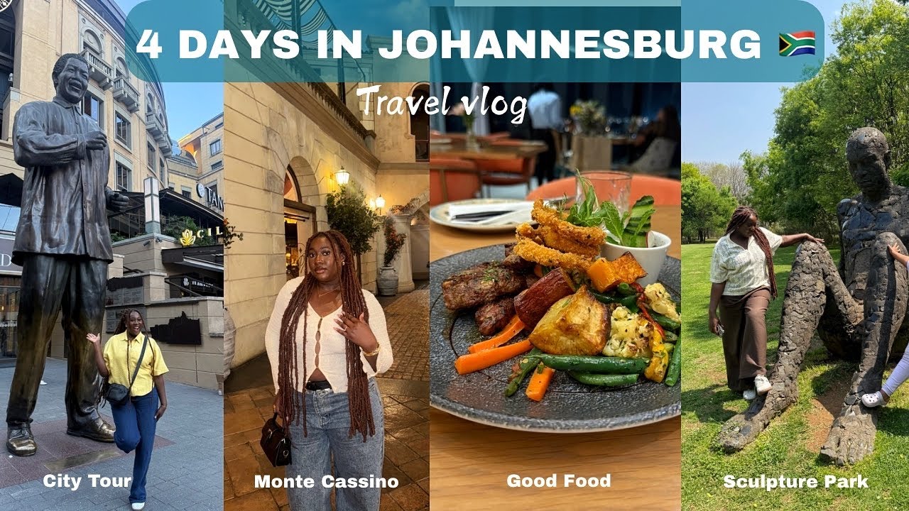 4 Days in Johannesburg 🇿🇦 | Exploring Nelson Mandela Square, Montecasino & Mall of Africa ✈️🇿🇦