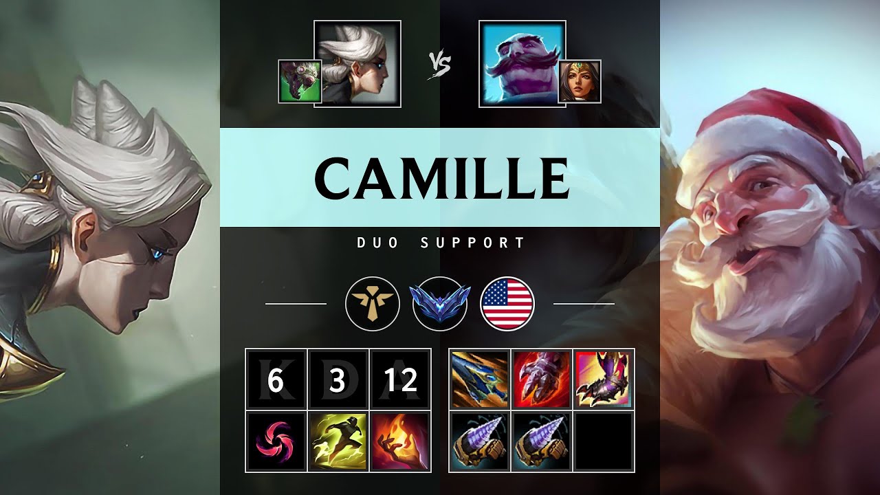 Camille Support vs Braum - NA Diamond Patch 25.15