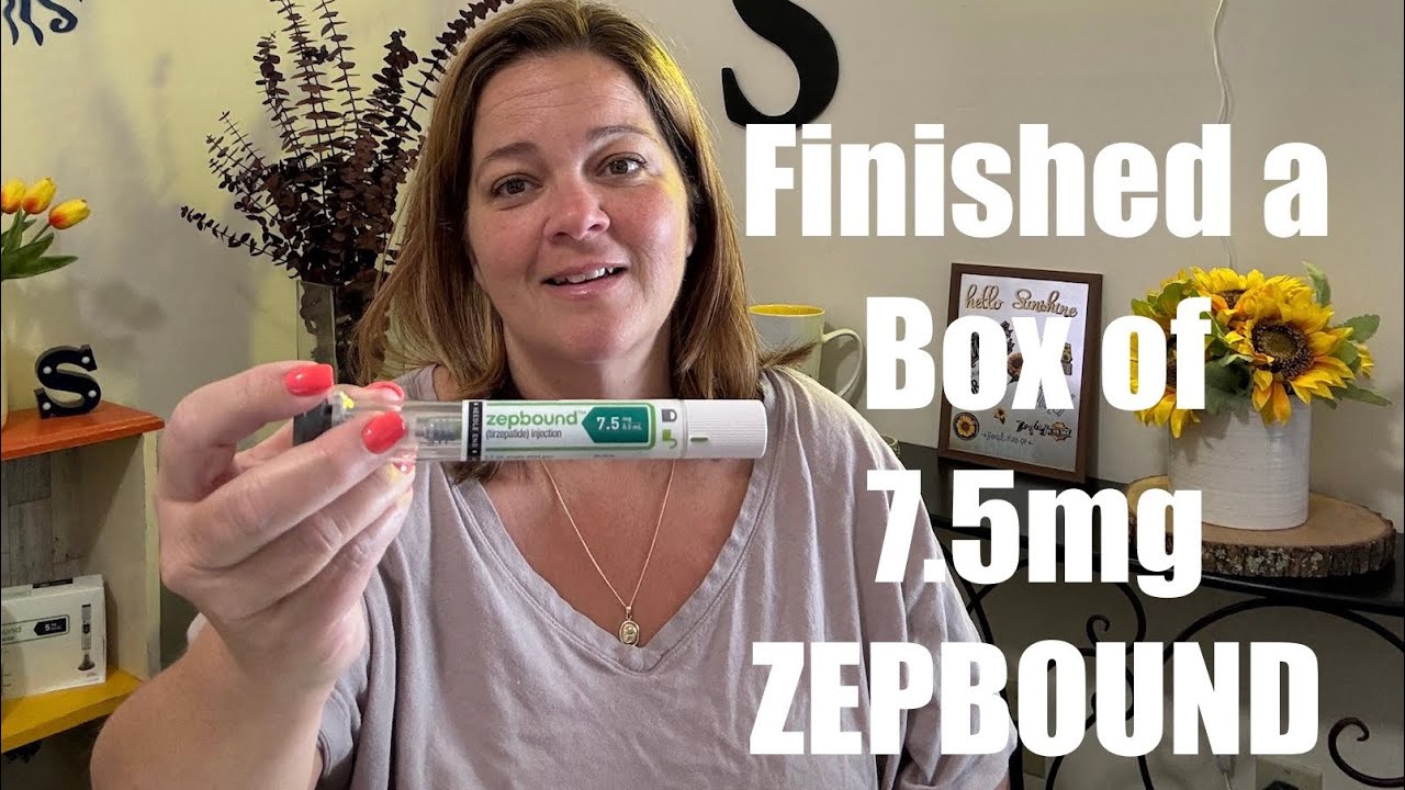 Zepbound Weekly Review/Finished a whole box of 7.5mg/less side effects 😀