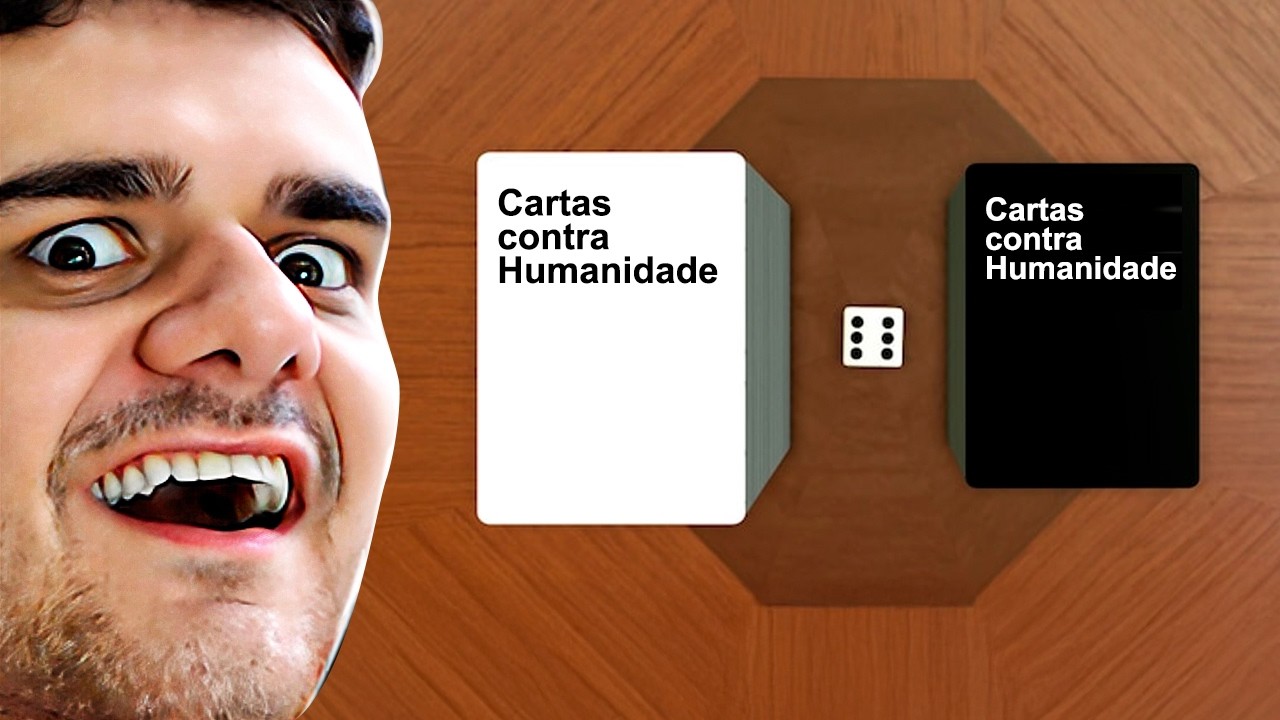 O VÍDEO QUE VAI FAZER EU PERDER O CANAL... Jogamos CARTAS CONTRA A HUMANIDADE