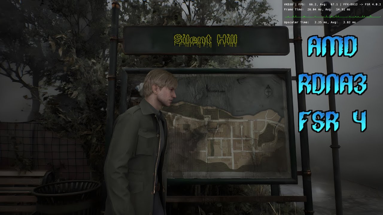 (silenthill2remake) amd fsr4 optiscaler test with rdna3 gpu {LINUX} {proton}