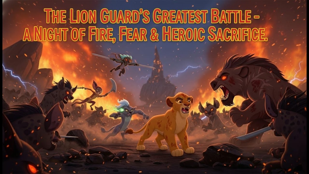 ⚔️🦁 The Lion Guard&rsquo;s Greatest Battle &ndash; A Night of Fire, Fear & Heroic Sacrifice |