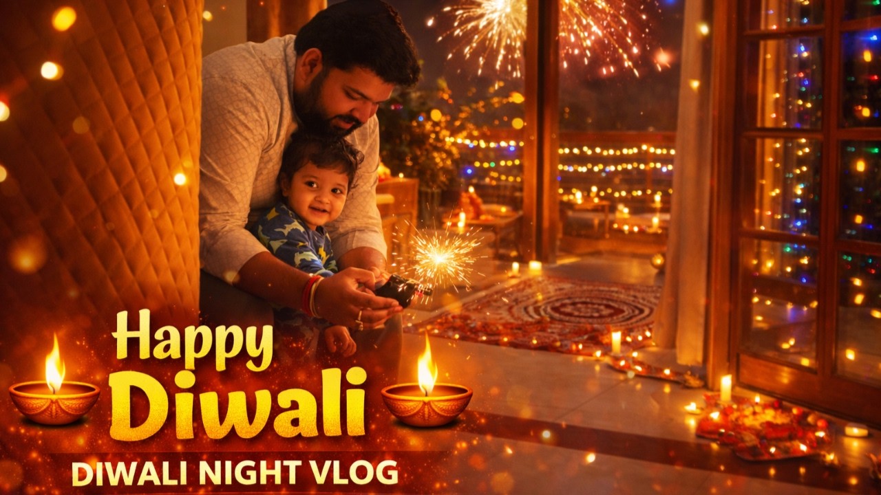 Diwali Night Vlog 2025 🎆 | Family Fun & Fireworks | Celebration with Family 🪔✨ | Festival of Lights