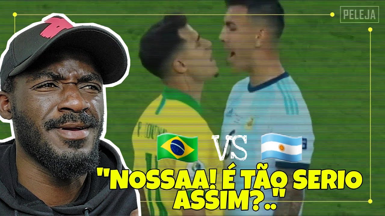 Brasileiros🇧🇷 e Argentinos🇦🇷 em um jogo de futebol..