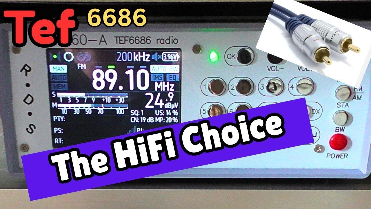 The very BEST Shortwave / FM radio for a HIFI system. (Tef 6686) #radio