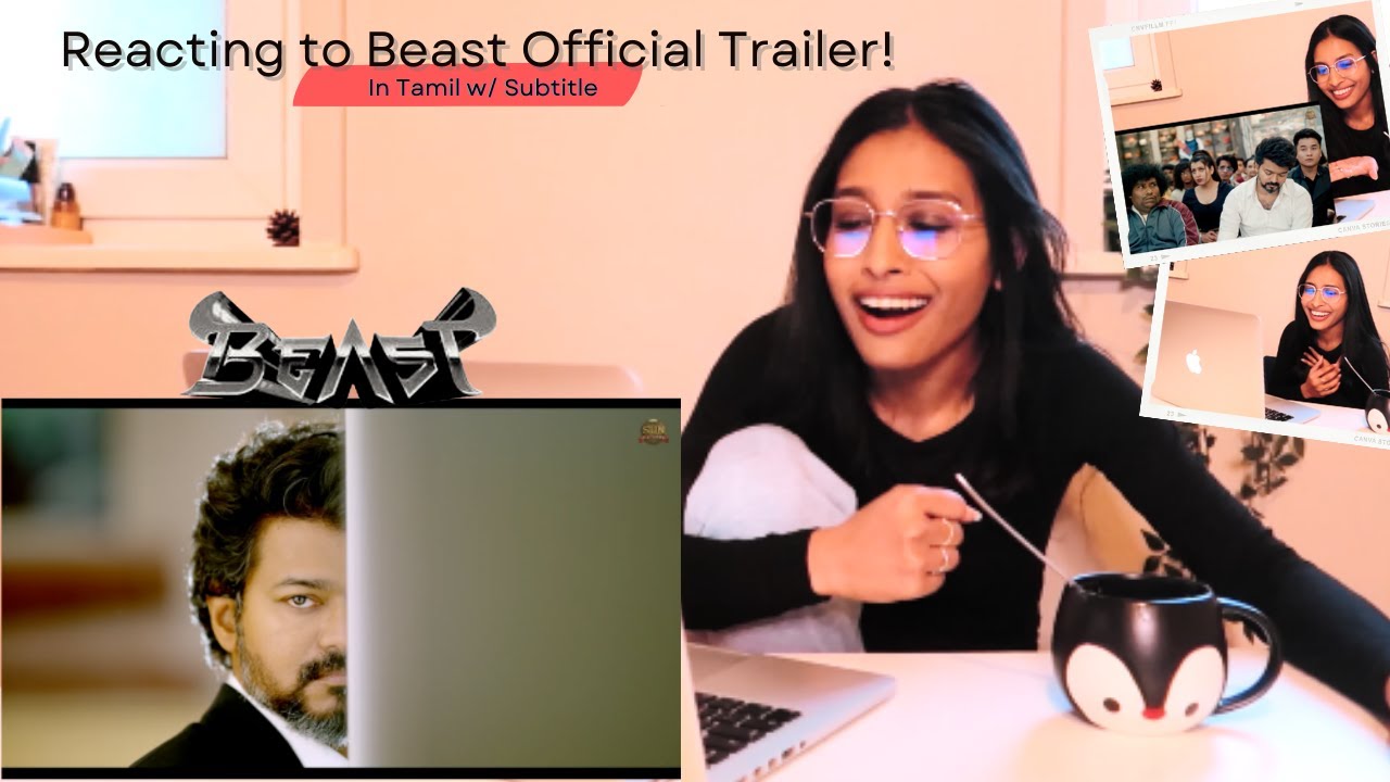 Beast - Official Trailer REACTION | In Tamil w/subtitle | Thalapathy Vijay | Nelson | Anirudh