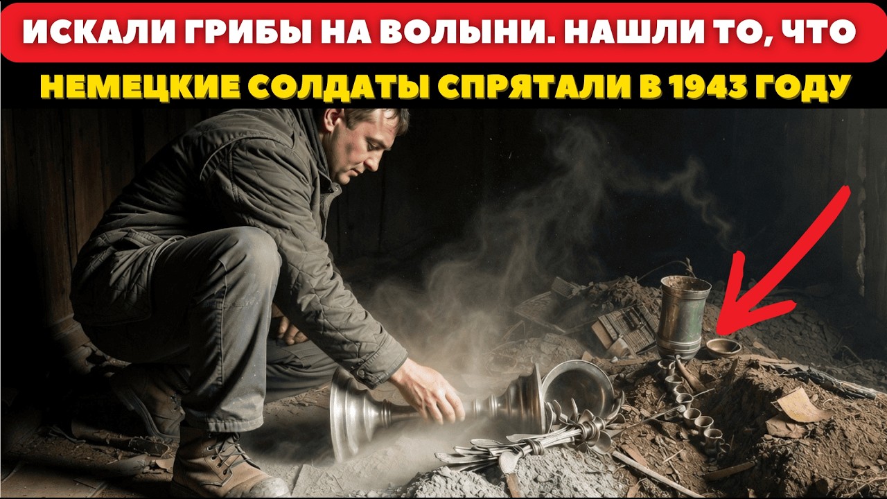 То что Немцы Награбили на Волыни в 1943 году Пролежало в Лесной Церкви до Наших Дней