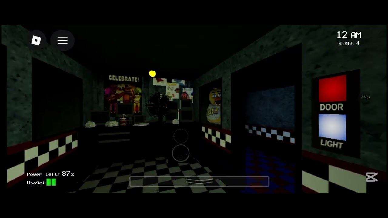 Intentando pasar la noche 4 en five nights at Freddy's 1 Prt 2