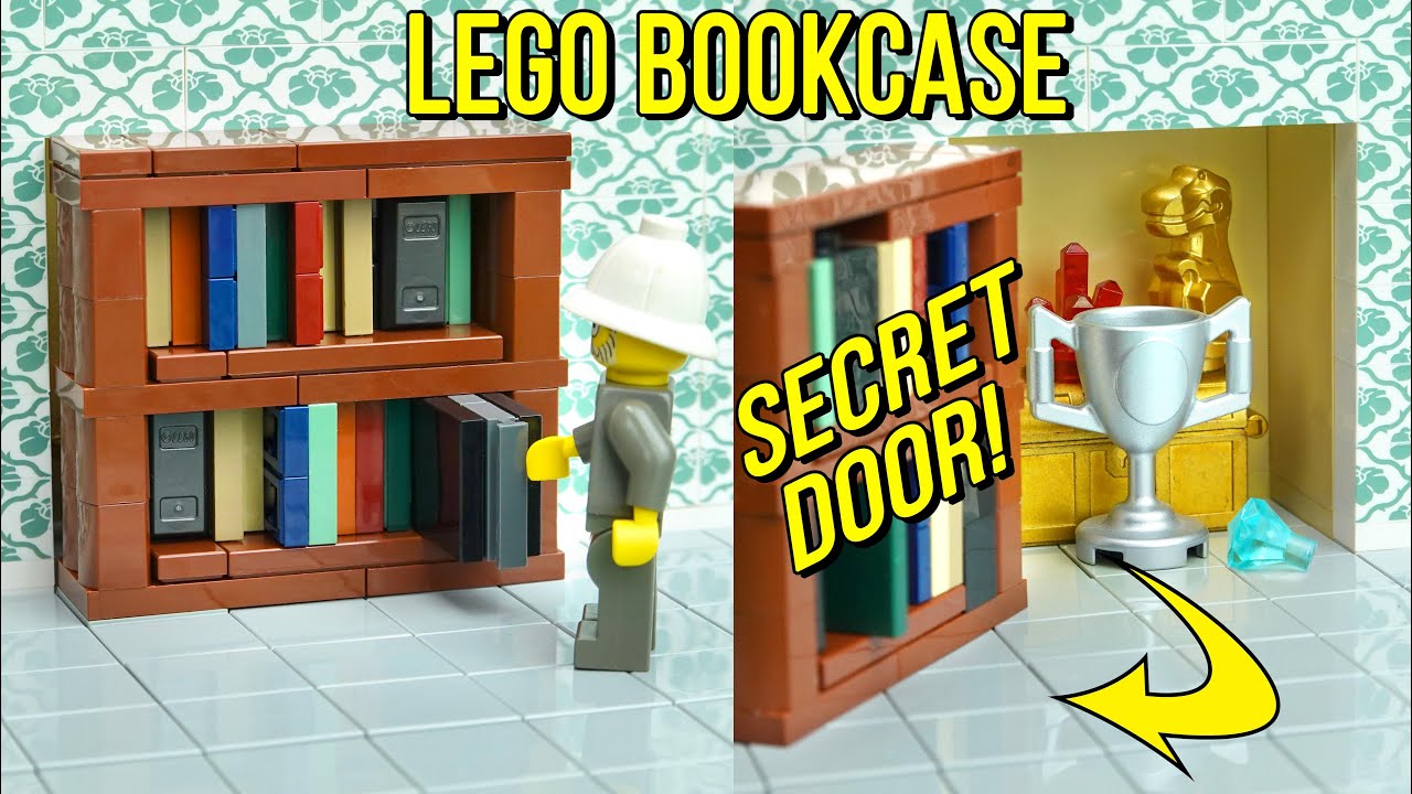 How To Build A Lego Secret Bookcase Door