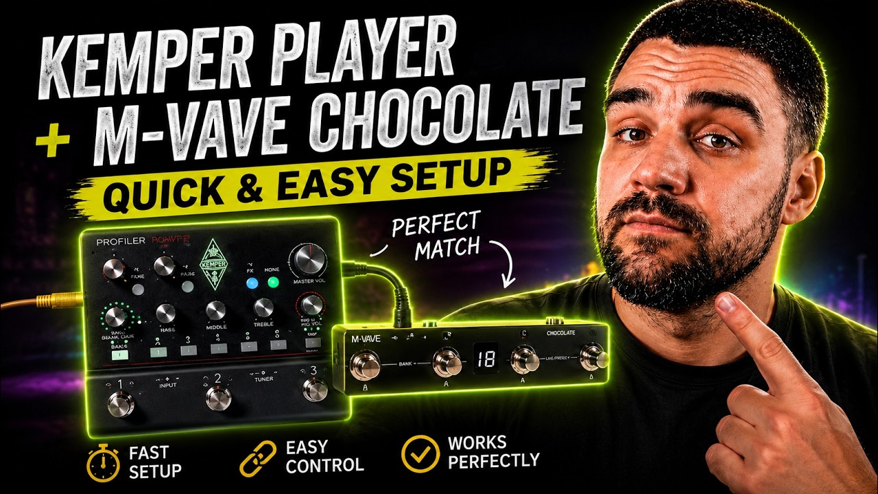 Kemper Player and M-Vave Chocolate, quick and easy way to pair them