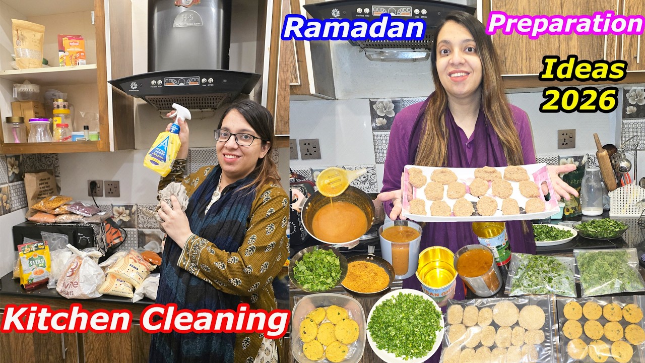 Pregnancy Me Ramadan Preparations Akely Kese Ki Or Kia Kia Bnaya😯 | Kitchen Deep Cleaning Bhi Kr Li