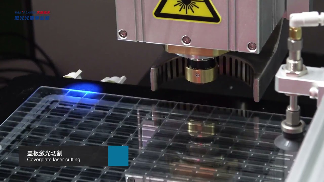 Ultra-fast laser cutting & splitting system (OLED cutting)