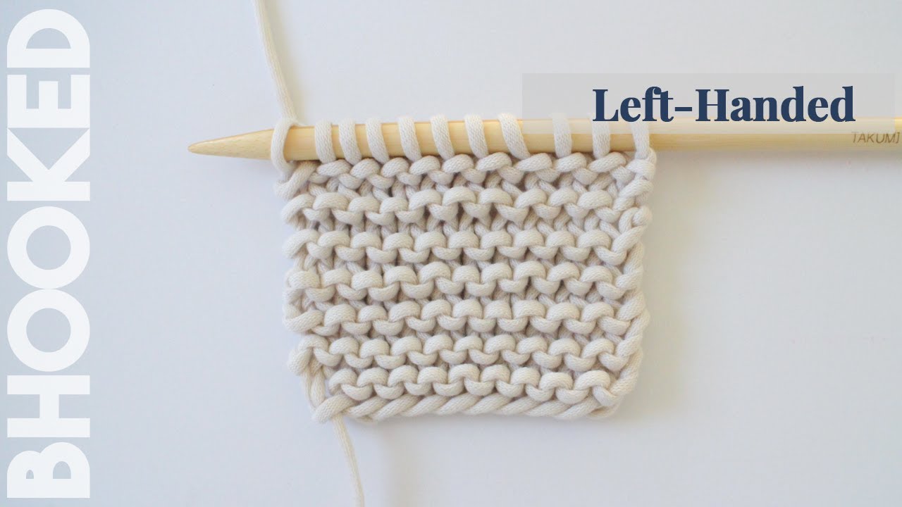 {Left-Handed} Learn This Stitch First! How to Knit the Garter Stitch for Beginners