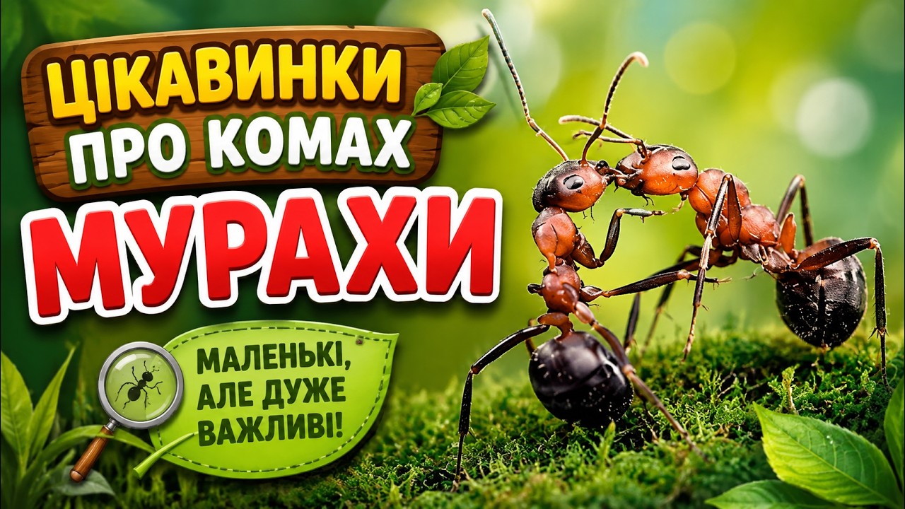Цікавинки про комах / Мурахи / Пізнавальна розповідь