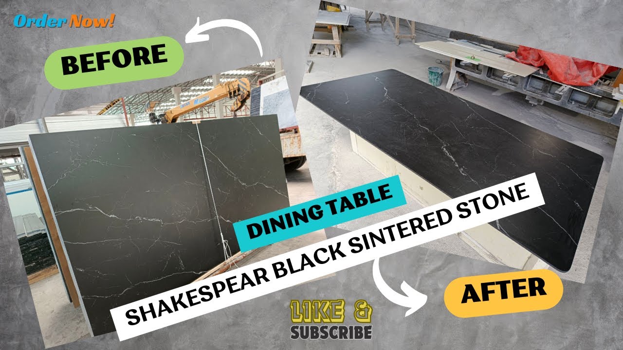 Dining Table Sintered Stone | Shakespear Black