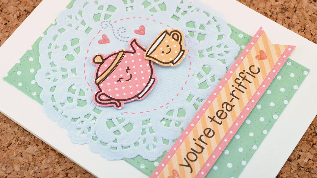 how to make a simple paper-pieced card