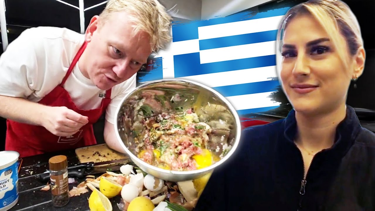ICH KOCHE für LIA mein LEIBGERICHT BIFTEKI! 😂🇬🇷