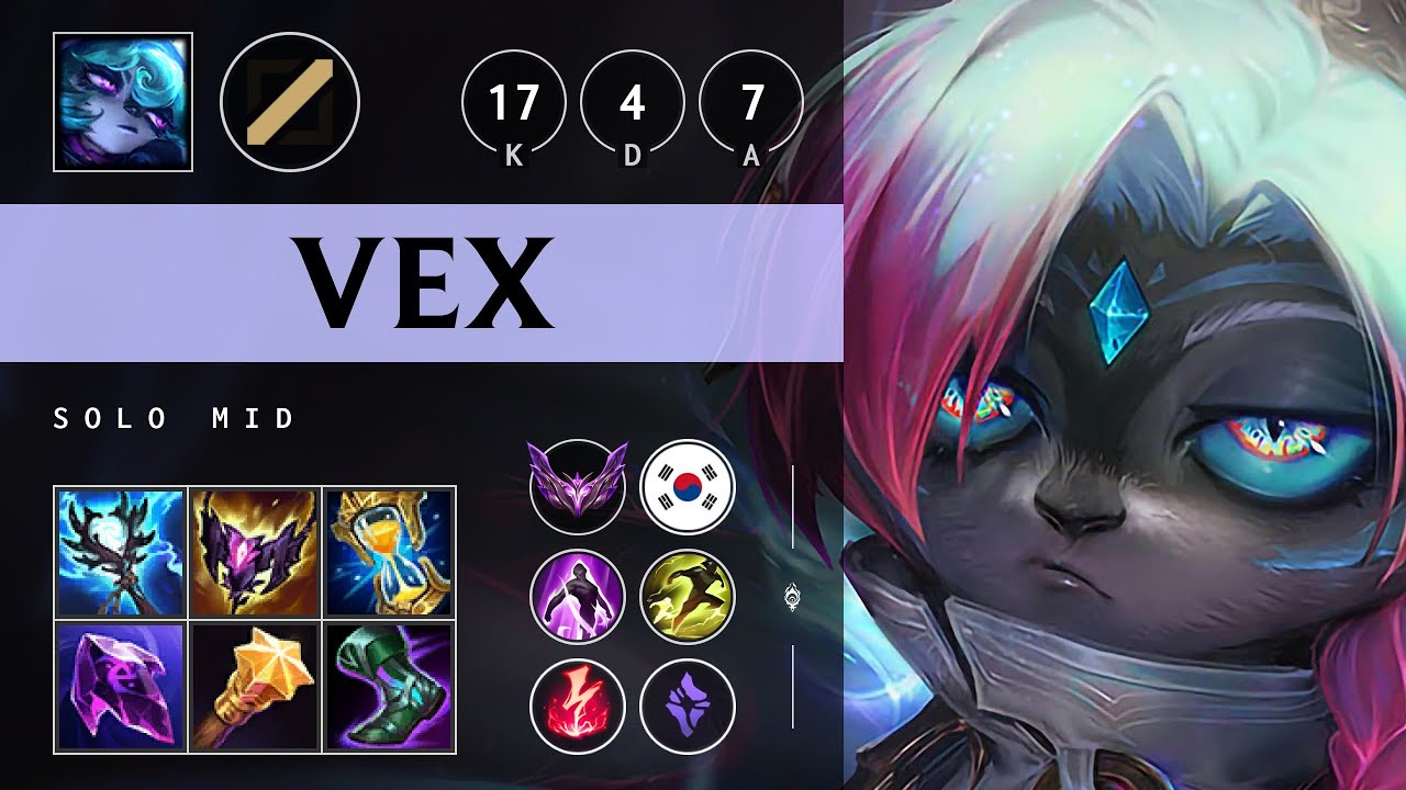 Vex Mid vs Syndra - KR Master Patch 25.19