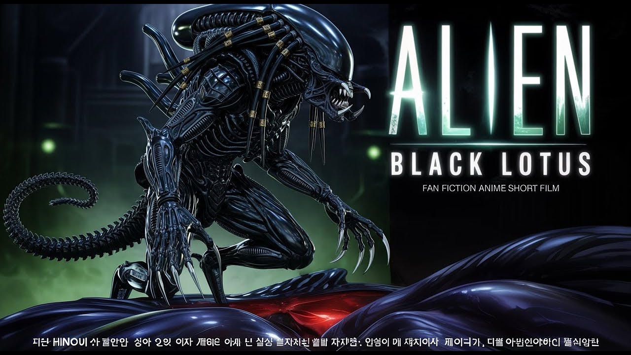 ALIEN BLACK LOTUS | Predator Anime | Xenomorph Horror 4K [AI] Concept Only