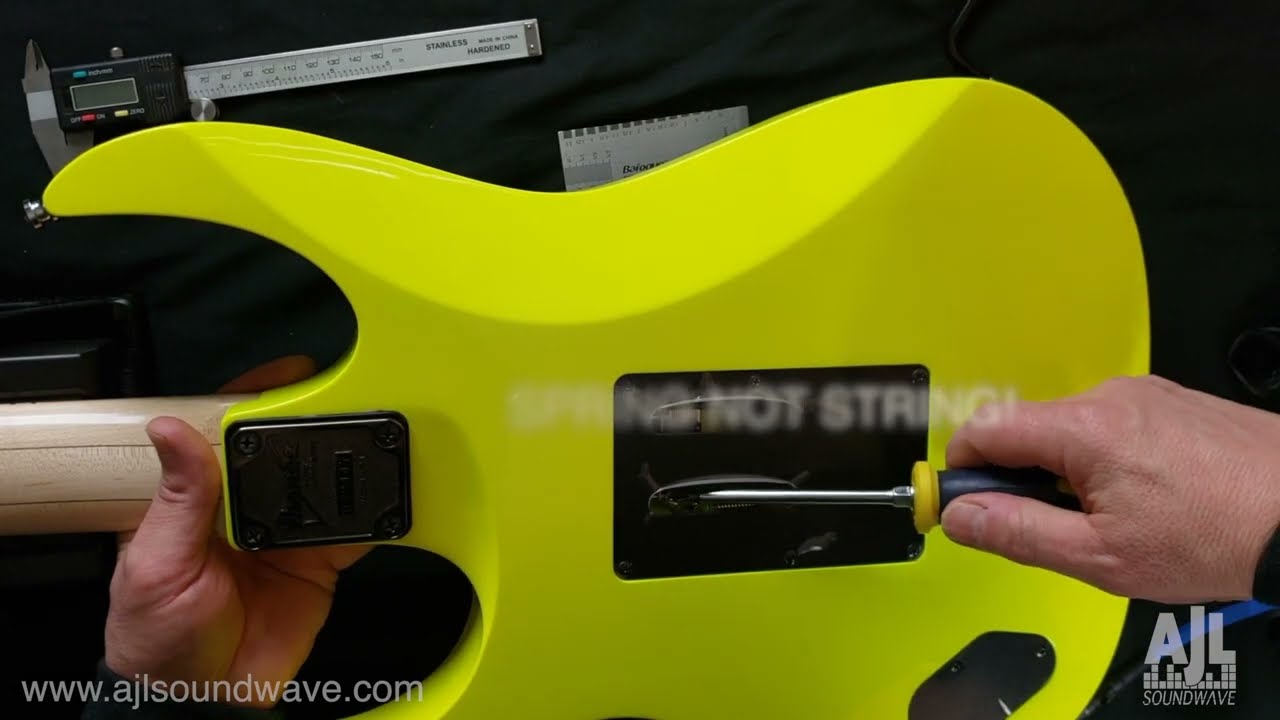 Ibanez Edge Locking Tremolo Setup