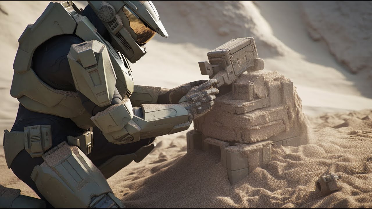 Master Chief sandcastle tips