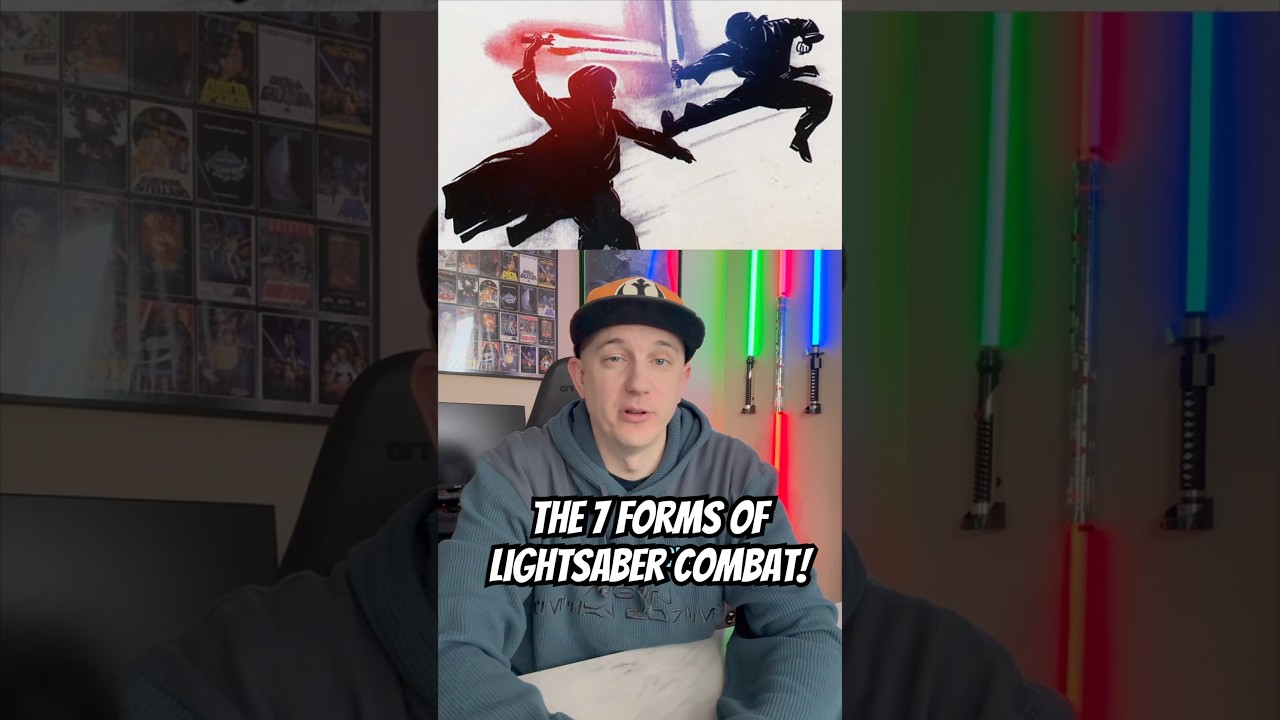 A quick rundown of the seven forms of lightsaber combat! #lightsaber #jedi #sith #lightsabers