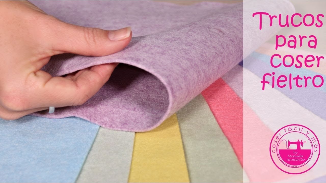 Trucos para coser fieltro o paño lency