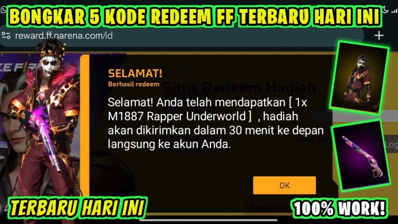 KODE REDEEM FREE FIRE TERBARU 27 FEBRUARI 2026 HARI INI
