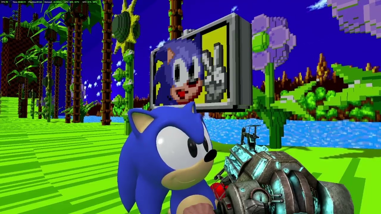 Sonic 1 gmod edition, green hill act 1