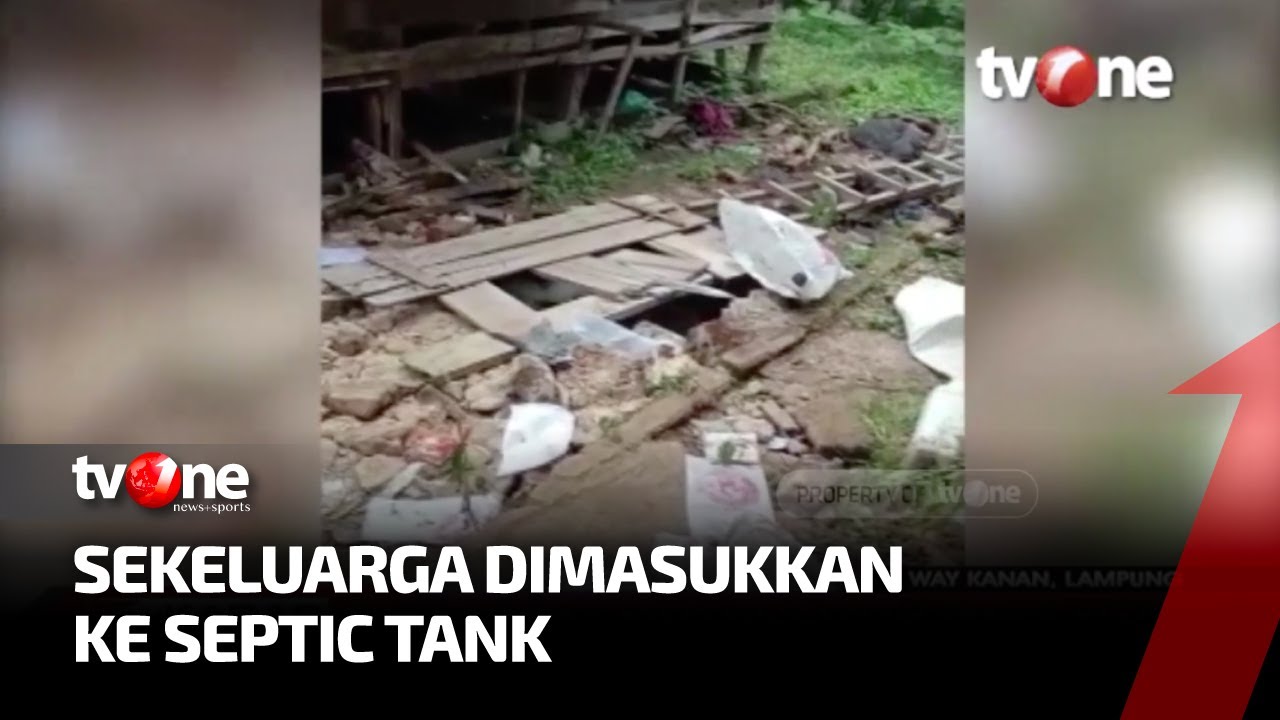 Polisi Evakuasi Jasad 1 Keluarga dalam Septic Tank di Way Kanan Lampung | Kabar Siang tvOne
