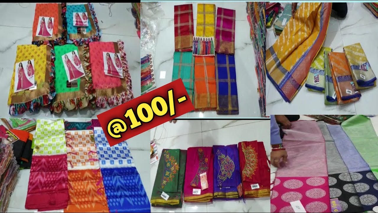 Hyderabad Madina wholesale New Arrival Fancy Saree Collections