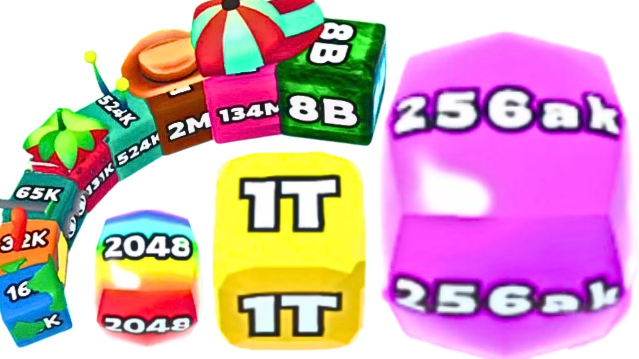 Jelly Run 2048 [Normal Mode vs Infinity Mode] vs Jelly Tube Run 2048 8B Unseen Score 1T / 8B / 256AK