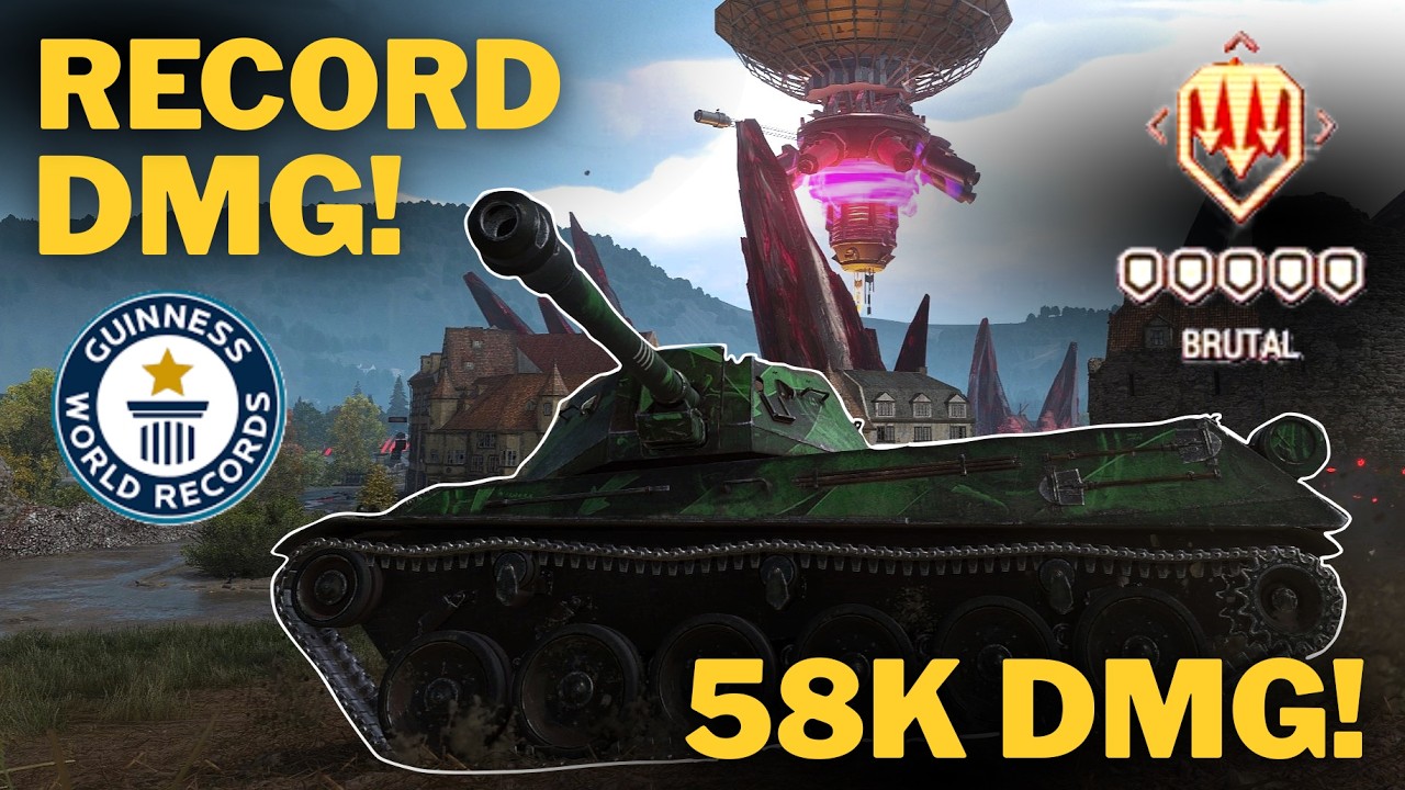Personal DMG Record 58K 🔥 - WoT LAST STAND Brutal - SHPTK TVP