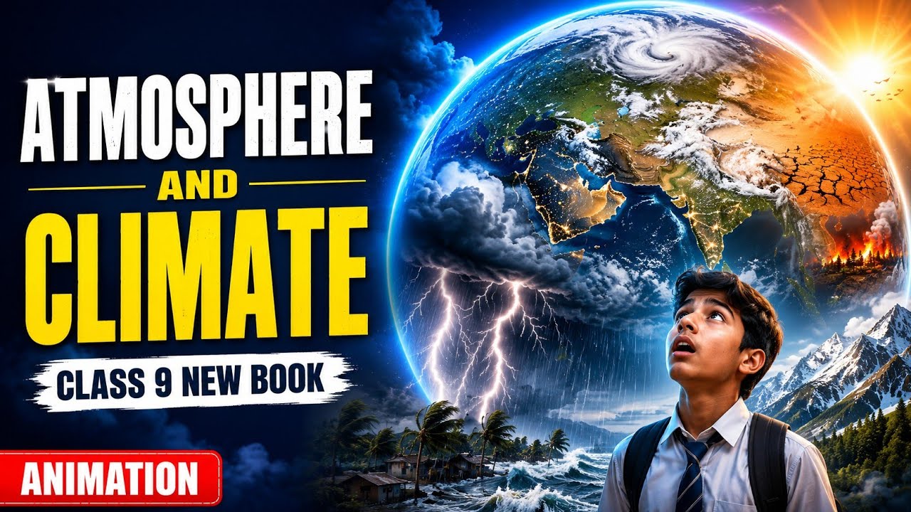 Class 9 Atmosphere and Climate (Animation) | Class 9 Chapter 3 Atmosphere and Climate | New NCERT