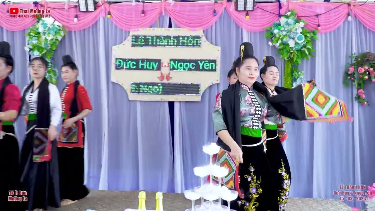 Bài Múa 03 mừng Lễ Thành Hôn Đức Huy & Ngọc Yên, Tiểu Khu Ít Bon, Mường La