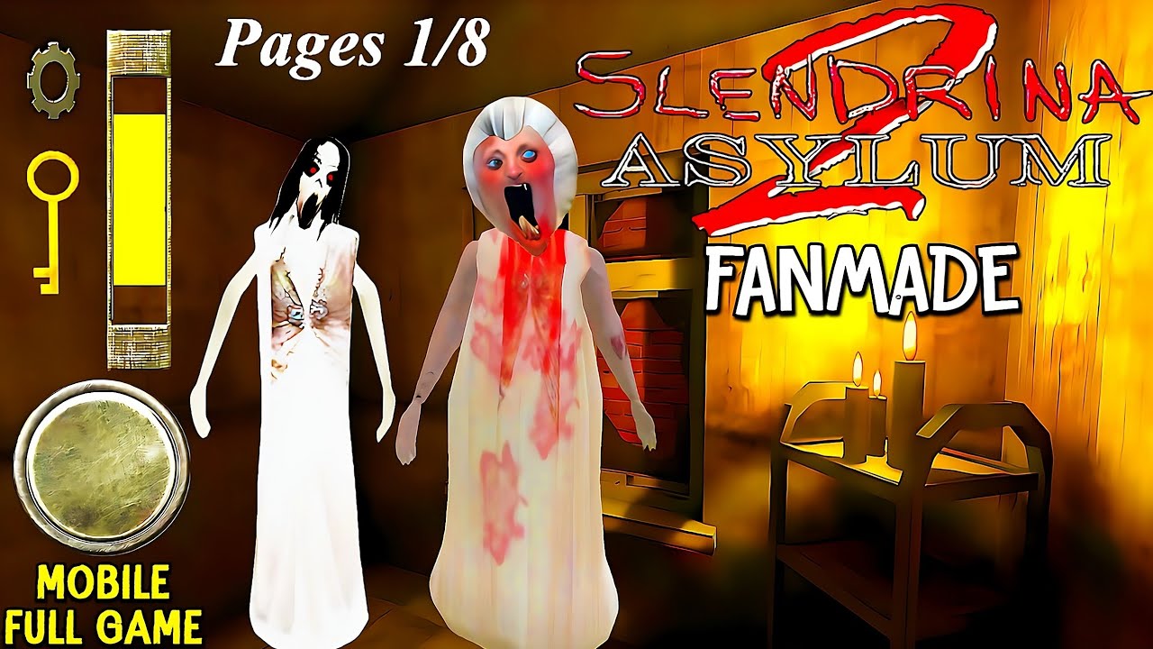Slendrina Asylum 2: Fanmade Horror Game Android (Full Gameplay)