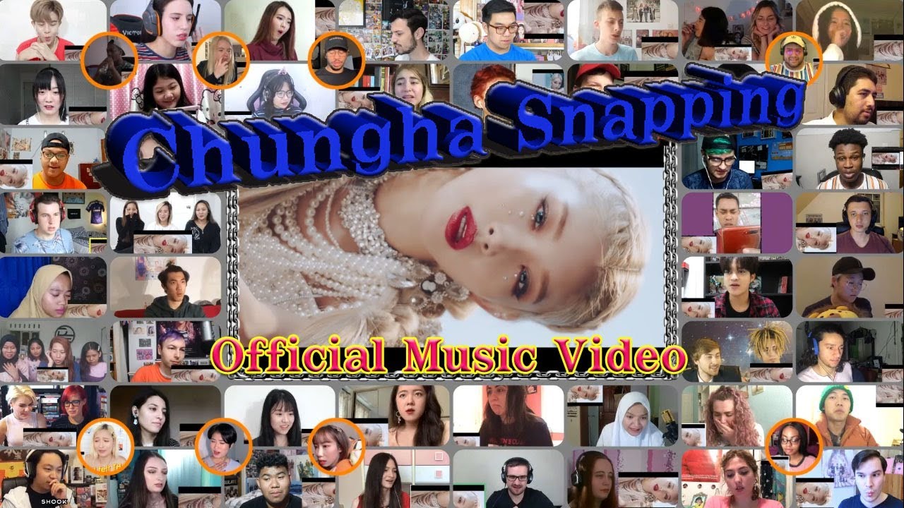 CHUNGHA-snapping(청하-스내핑) MV Reaction mashup