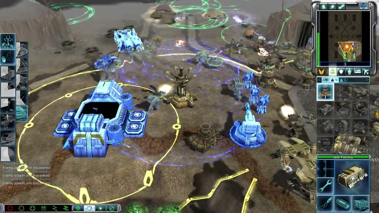 CNC 3 TW Crossfire v0.9 mod GDI vs 2 Brutal AIs - Crossfire (Nod)